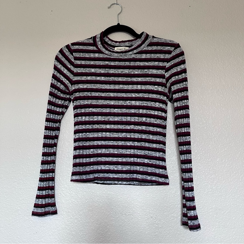 Ginger G Cropped Long Sleeve Shirt